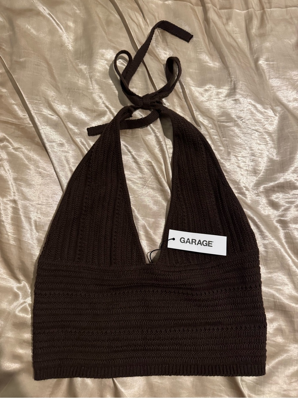 Garage Plunge Neckline Halter Armadillo